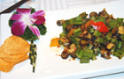美食廚房,廣州金椰雨林餐廳,海南菜,廣州美食,眼睛螺炒四角豆,美食圖片