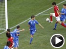 李正秀小禁区内推射首开纪录 世界杯韩国VS希腊