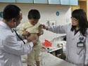 湖南郴州血铅儿童在接受检查