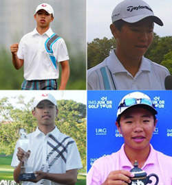 除此之外，两位青少年球手的崛起让人看到了中国高尔夫未来的希望。