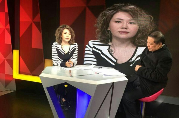 图为原央视主持人方静复出。