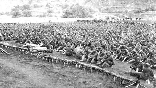 阅兵方队:雁门关伏击战英雄连-搜狐军事频道